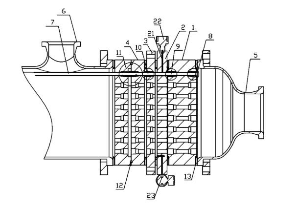 碳化硅換熱器雙側密封裝置發(fā)明 碳化硅換熱器雙側密封裝置發(fā)明